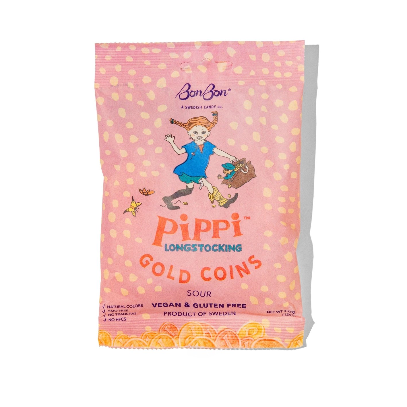 Pippi Longstocking Gold Coins - Swedish Candy Pâte de Fruit