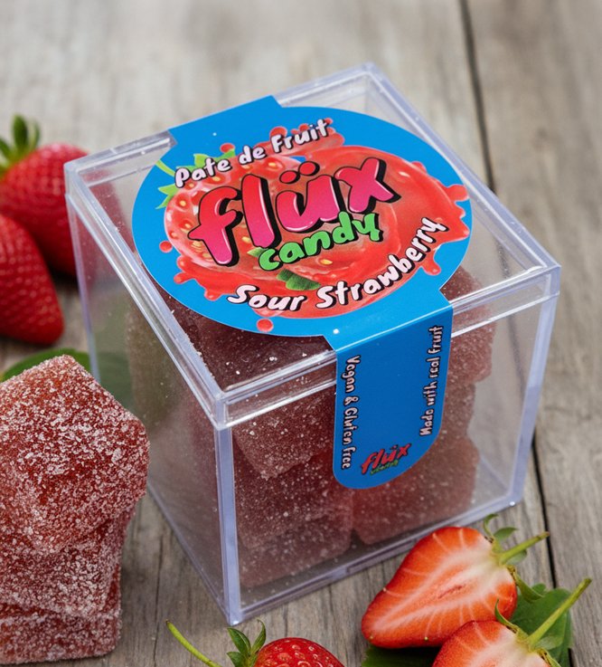 Sour Strawberry Pâte de Fruit