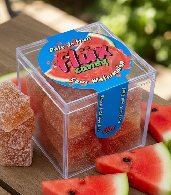 Sour Watermelon Pâte de Fruit